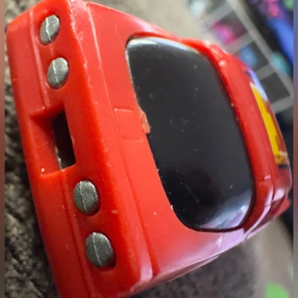 Vintage‎ Hong Kong Vette 1 Toy Car Red & Yellow